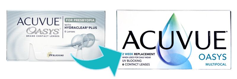 Mudar para ACUVUE OASYS MAX 1-day